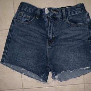 Brand new jean shorts